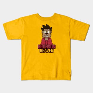 Bronson Beaver Bust Kids T-Shirt